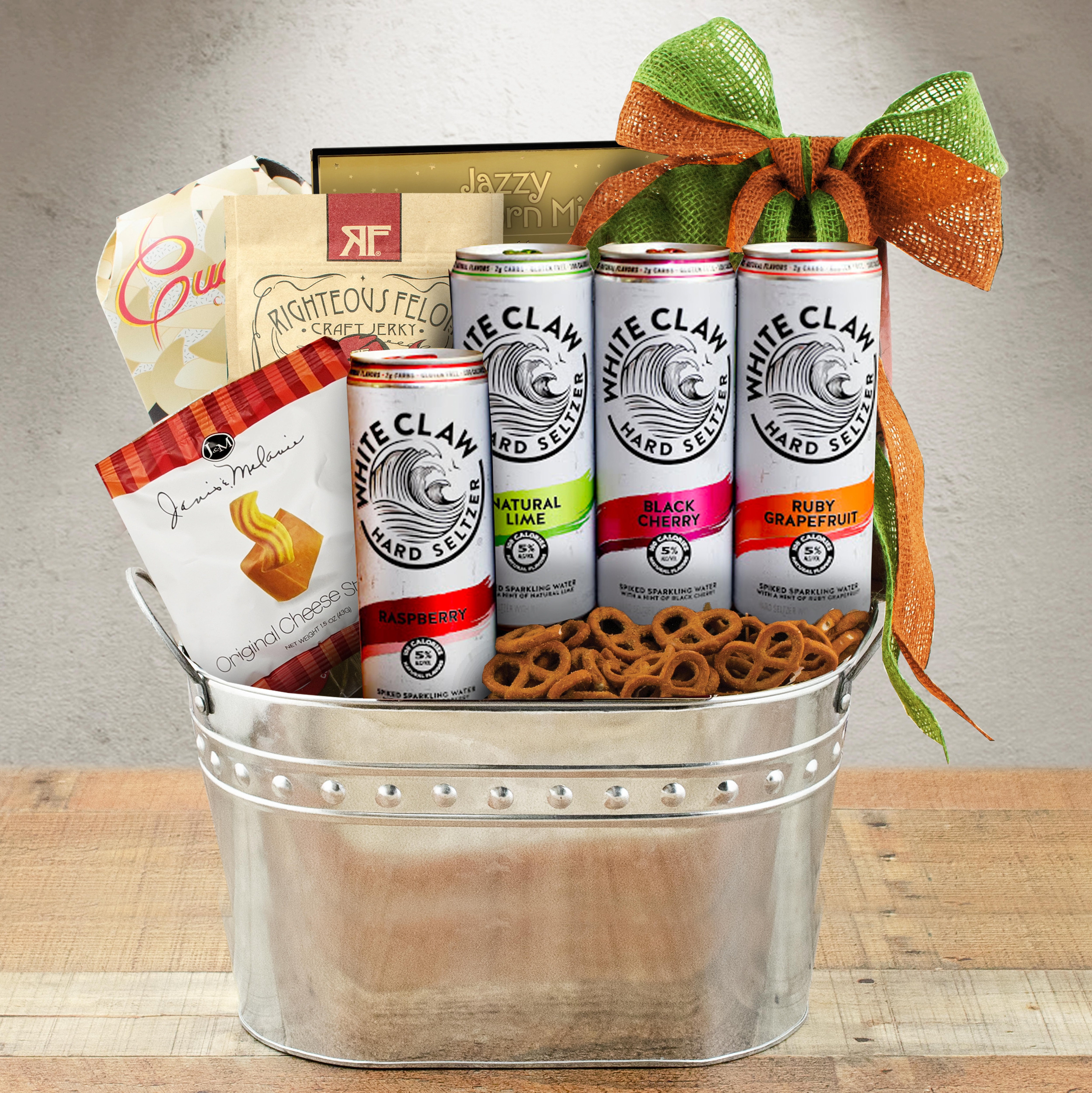 White Claw Hard Seltzer Gift Basket Option 1